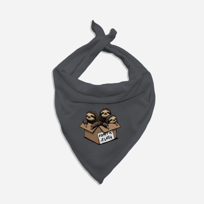 Adopt A Sloth-Cat-Bandana-Pet Collar-GoshWow