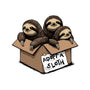 Adopt A Sloth-None-Non-Removable Cover w Insert-Throw Pillow-GoshWow