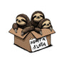 Adopt A Sloth-None-Removable Cover-Throw Pillow-GoshWow