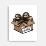 Adopt A Sloth-None-Stretched-Canvas-GoshWow