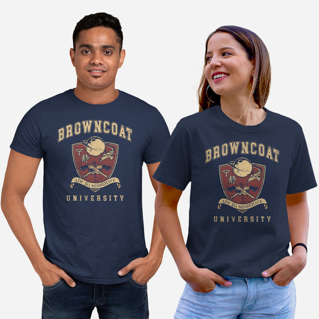 Browncoat University-Unisex-Basic-Tee-ACraigL