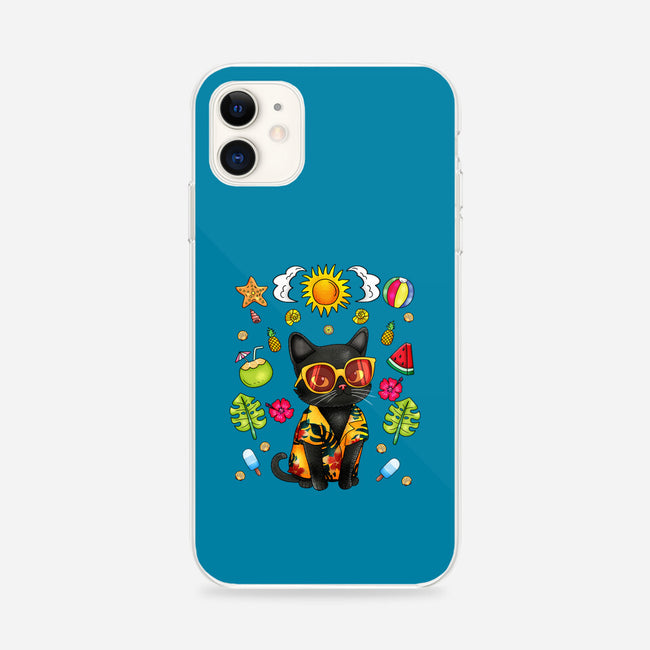 Summer Black Cat-iPhone-Snap-Phone Case-JamesQJO