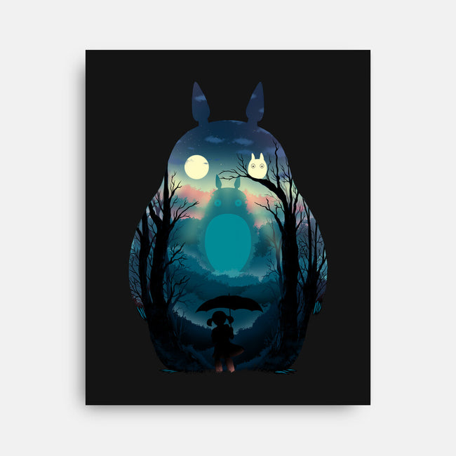 Finding Totoro-None-Stretched-Canvas-alfbocreative