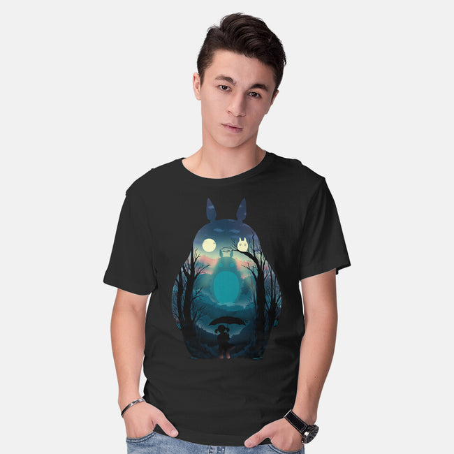 Finding Totoro-Mens-Basic-Tee-alfbocreative