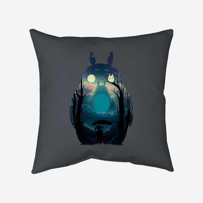 Finding Totoro-None-Non-Removable Cover w Insert-Throw Pillow-alfbocreative