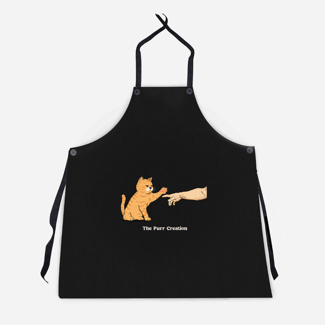 The Purr Creation-Unisex-Kitchen-Apron-alfbocreative