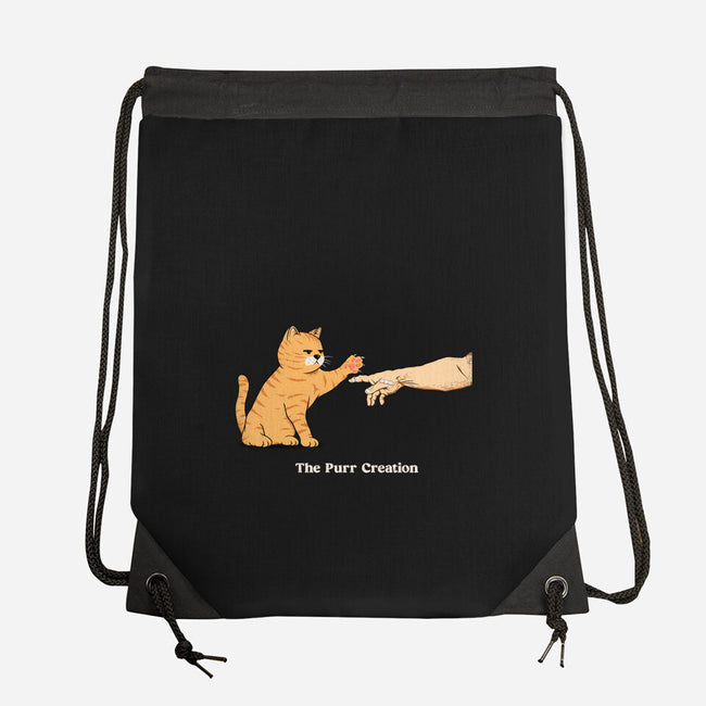 The Purr Creation-None-Drawstring-Bag-alfbocreative