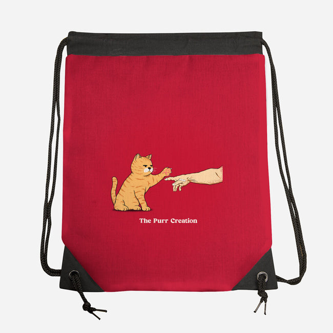 The Purr Creation-None-Drawstring-Bag-alfbocreative