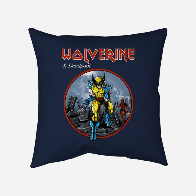 Iron Duo-None-Removable Cover-Throw Pillow-sin9lefighter