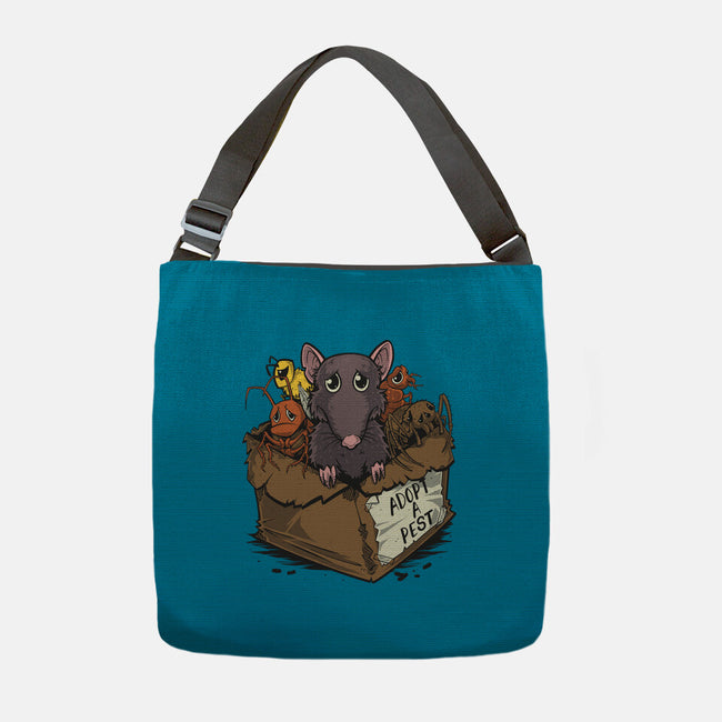 Adopt A Pest-None-Adjustable Tote-Bag-Betmac