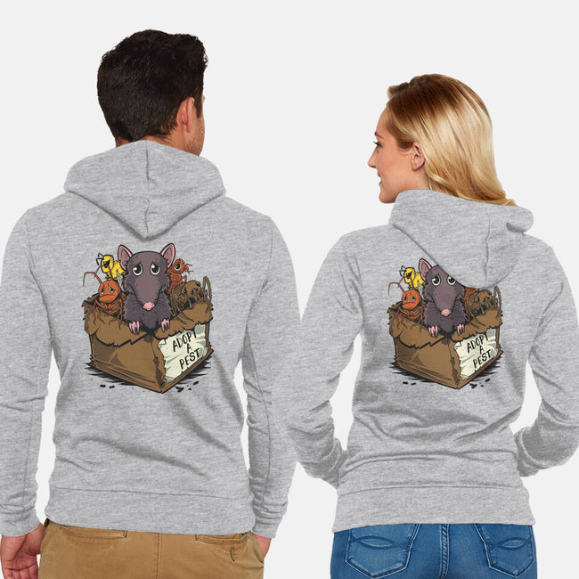 Adopt A Pest-Unisex-Zip-Up-Sweatshirt-Betmac