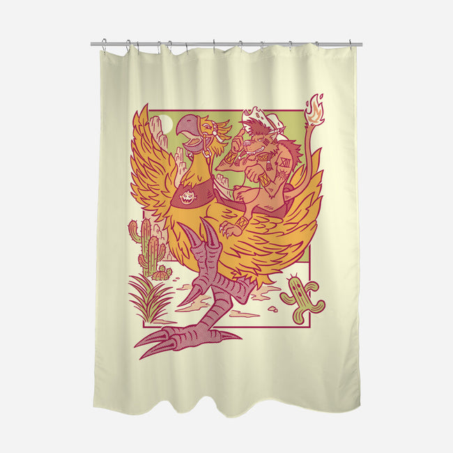 Canyon Rider-None-Polyester-Shower Curtain-Henrique Torres