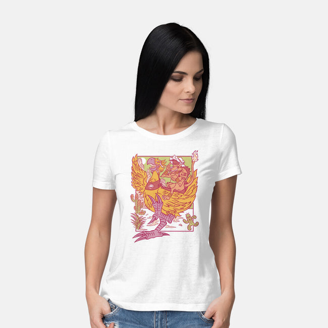 Canyon Rider-Womens-Basic-Tee-Henrique Torres