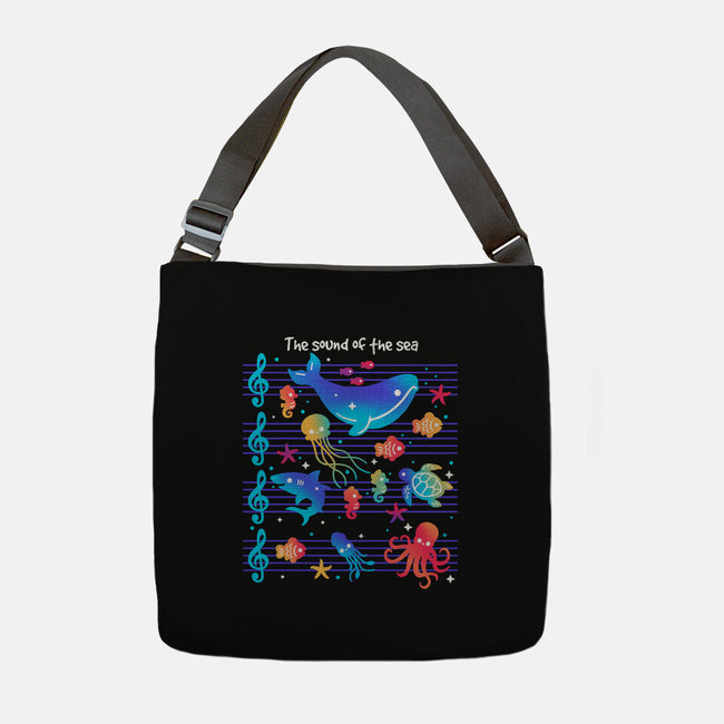 The Sound Of The Sea-None-Adjustable Tote-Bag-NemiMakeit