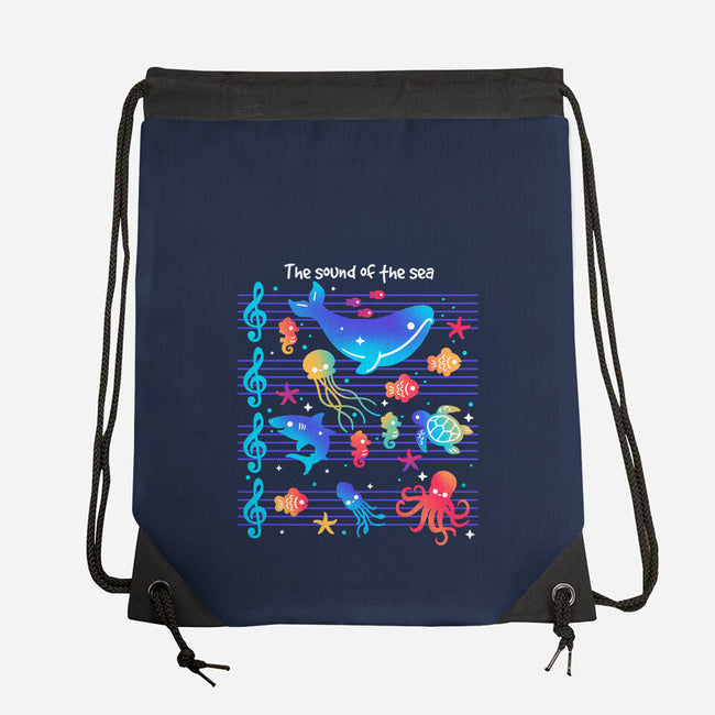 The Sound Of The Sea-None-Drawstring-Bag-NemiMakeit