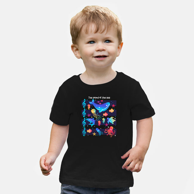 The Sound Of The Sea-Baby-Basic-Tee-NemiMakeit