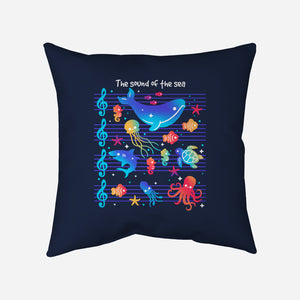 The Sound Of The Sea-None-Removable Cover w Insert-Throw Pillow-NemiMakeit