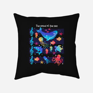 The Sound Of The Sea-None-Removable Cover-Throw Pillow-NemiMakeit
