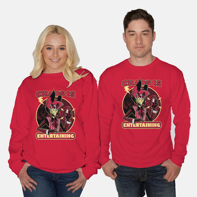 Radio Demon Entertainment-Unisex-Crew Neck-Sweatshirt-Studio Mootant