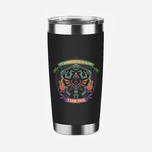 Shield And Sword-None-Stainless Steel Tumbler-Drinkware-glitchygorilla