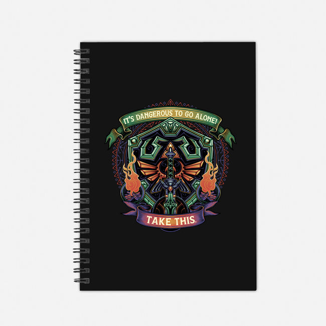 Shield And Sword-None-Dot Grid-Notebook-glitchygorilla