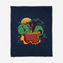 Hot Noodle Kawaii Dragon-None-Fleece-Blanket-tobefonseca