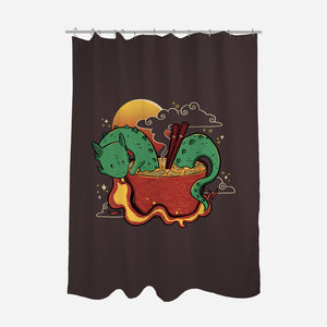 Hot Noodle Kawaii Dragon-None-Polyester-Shower Curtain-tobefonseca