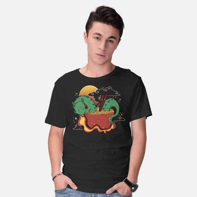 Hot Noodle Kawaii Dragon-Mens-Basic-Tee-tobefonseca