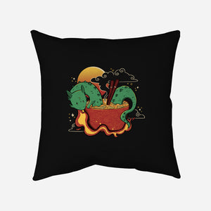 Hot Noodle Kawaii Dragon-None-Removable Cover w Insert-Throw Pillow-tobefonseca