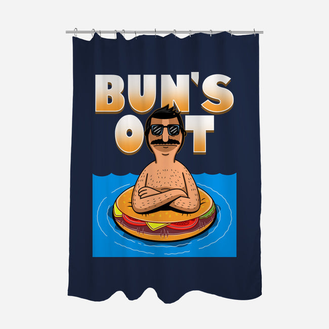 Bun's Out-None-Polyester-Shower Curtain-Boggs Nicolas