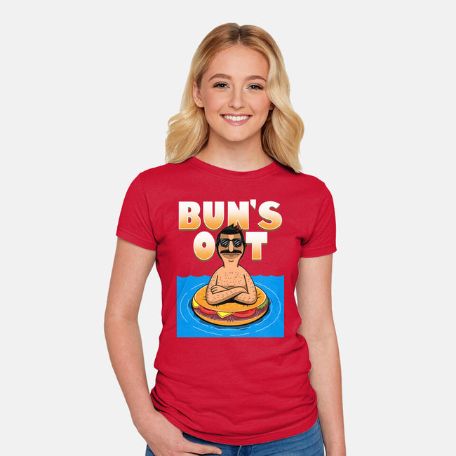 Bun's Out-Womens-Fitted-Tee-Boggs Nicolas