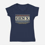 Rated Gen X-Womens-V-Neck-Tee-kg07