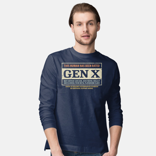 Rated Gen X-Mens-Long Sleeved-Tee-kg07