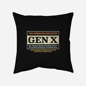 Rated Gen X-None-Non-Removable Cover w Insert-Throw Pillow-kg07