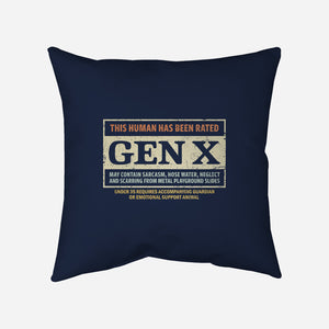 Rated Gen X-None-Removable Cover-Throw Pillow-kg07