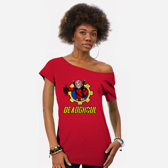 Deadghoul-Womens-Off Shoulder-Tee-sillyindustries