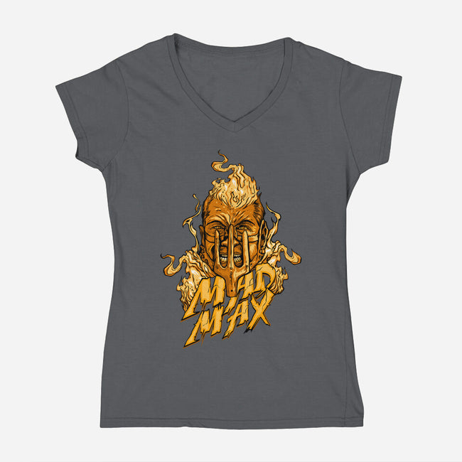 Mad-Womens-V-Neck-Tee-demonigote