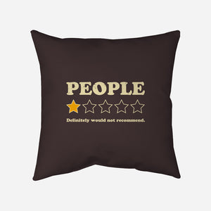 People Rating-None-Non-Removable Cover w Insert-Throw Pillow-retrodivision