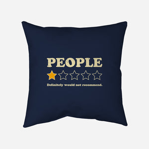 People Rating-None-Removable Cover w Insert-Throw Pillow-retrodivision