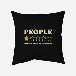 People Rating-None-Removable Cover-Throw Pillow-retrodivision