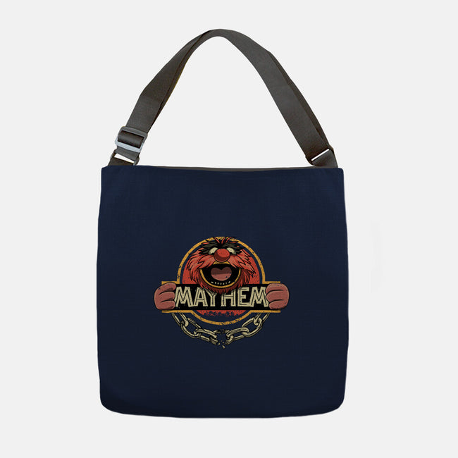 Jurassic Mayhem-None-Adjustable Tote-Bag-retrodivision