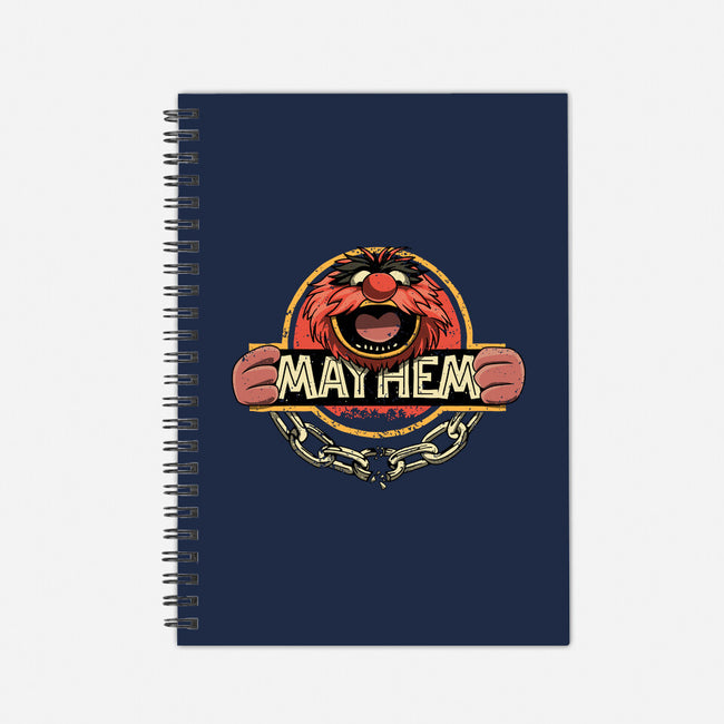 Jurassic Mayhem-None-Dot Grid-Notebook-retrodivision