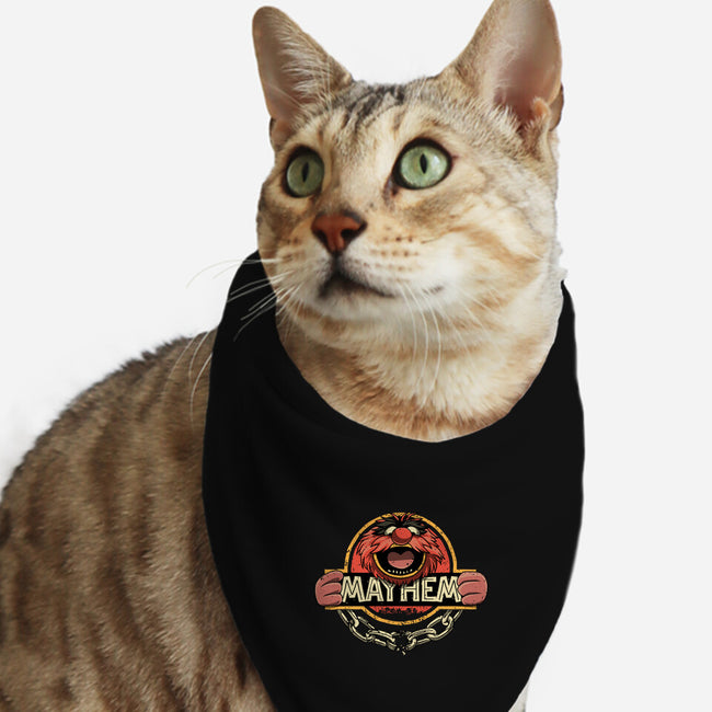 Jurassic Mayhem-Cat-Bandana-Pet Collar-retrodivision