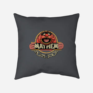 Jurassic Mayhem-None-Removable Cover w Insert-Throw Pillow-retrodivision