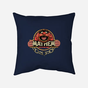 Jurassic Mayhem-None-Removable Cover w Insert-Throw Pillow-retrodivision