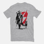 Lone Ghoul And Cub-Mens-Heavyweight-Tee-DrMonekers