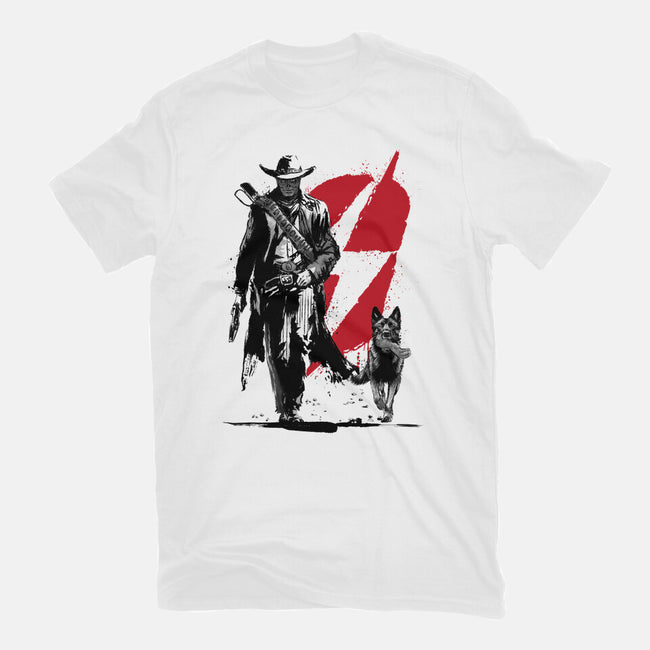 Lone Ghoul And Cub-Womens-Basic-Tee-DrMonekers