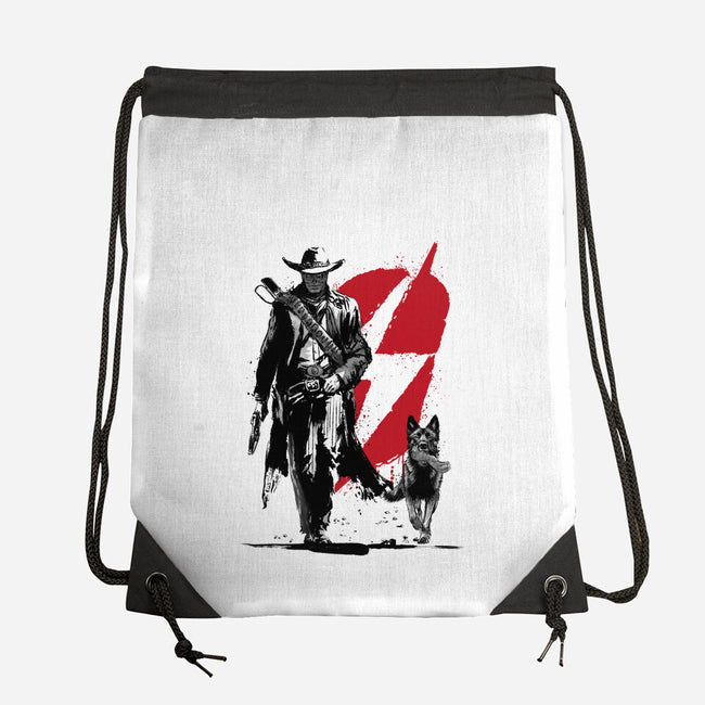 Lone Ghoul And Cub-None-Drawstring-Bag-DrMonekers