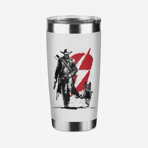 Lone Ghoul And Cub-None-Stainless Steel Tumbler-Drinkware-DrMonekers