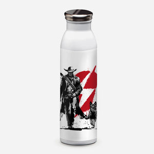 Lone Ghoul And Cub-None-Water Bottle-Drinkware-DrMonekers